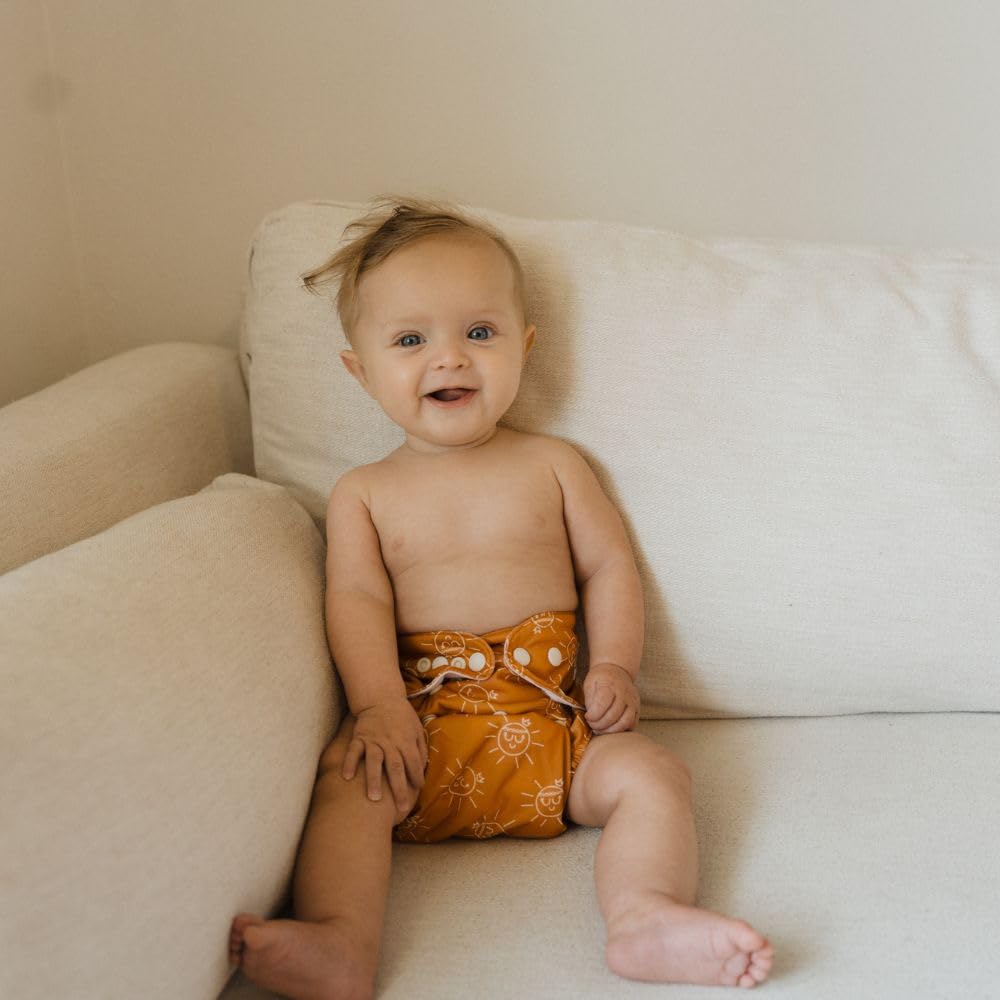 Nora's Nursery eco-friendly reusable diapers reduce waste and cost over time.