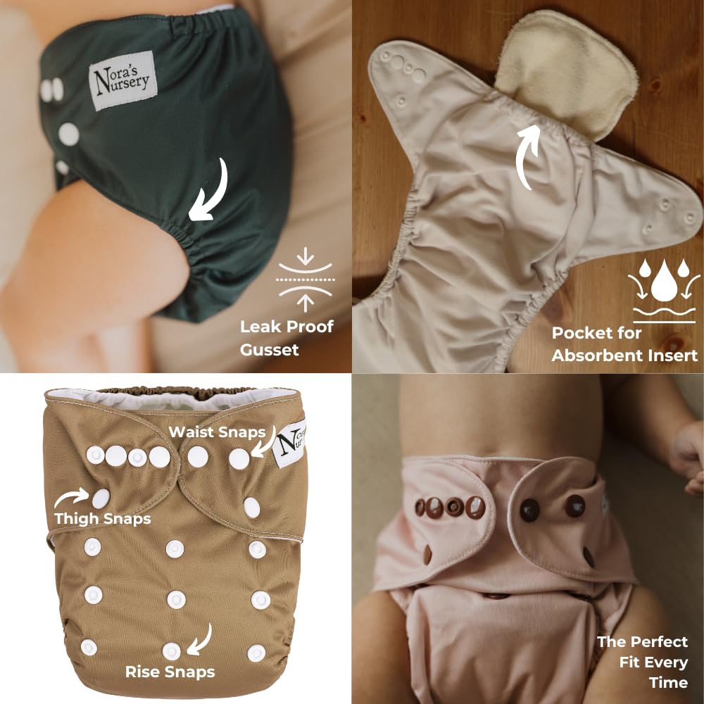 Nora's Nursery four-layer viscose outer provides added protection.