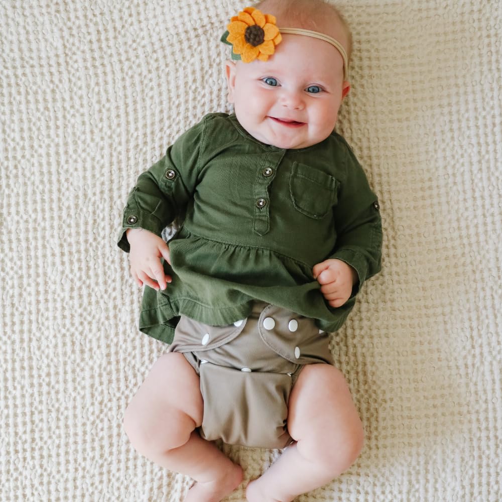 Nora's Nursery diapers are machine washable and quick-drying for busy families.