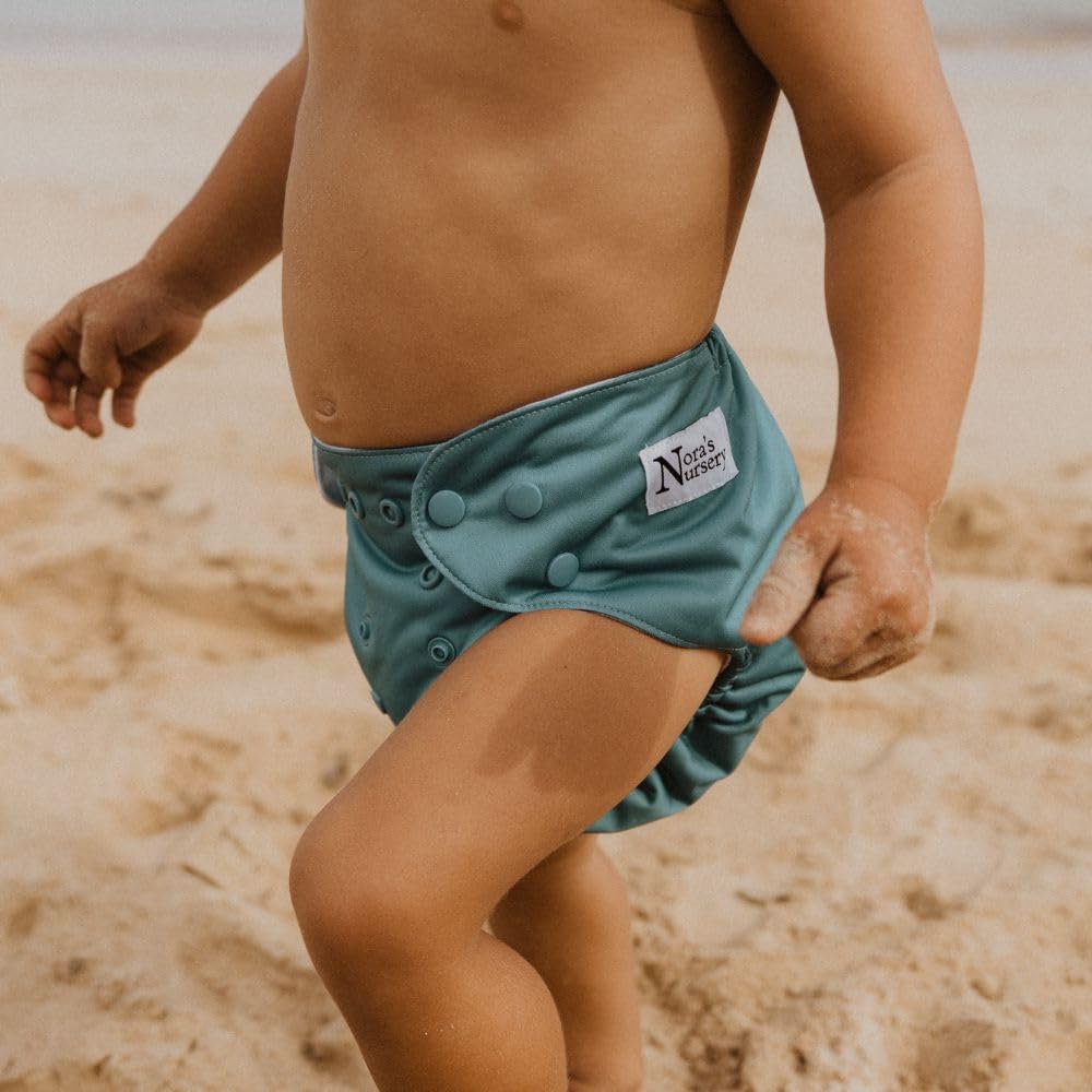 Nora's Nursery machine-washable diapers simplify busy-parent laundry.
