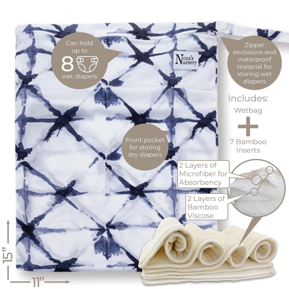 Nora's Nursery 4-layer viscose outer delivers breathable coverage.