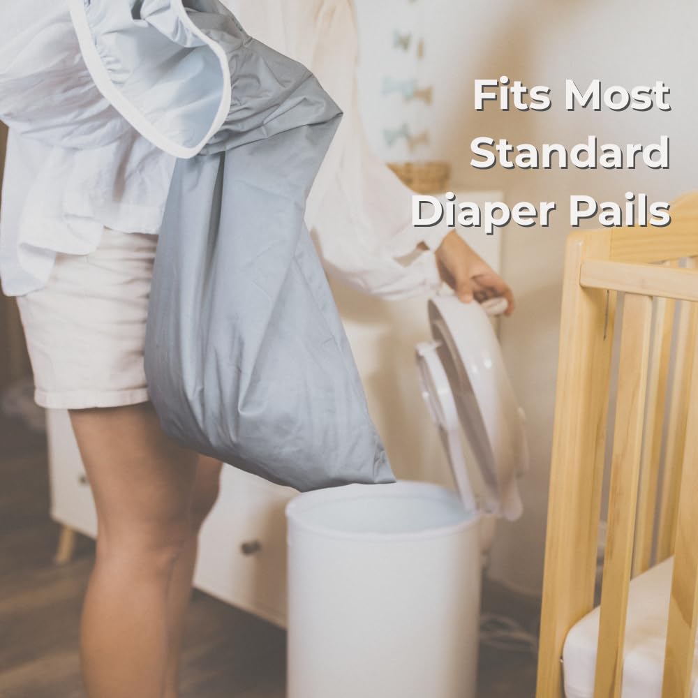 Nora's Nursery pail liner sea secure-fit on standard diaper pails