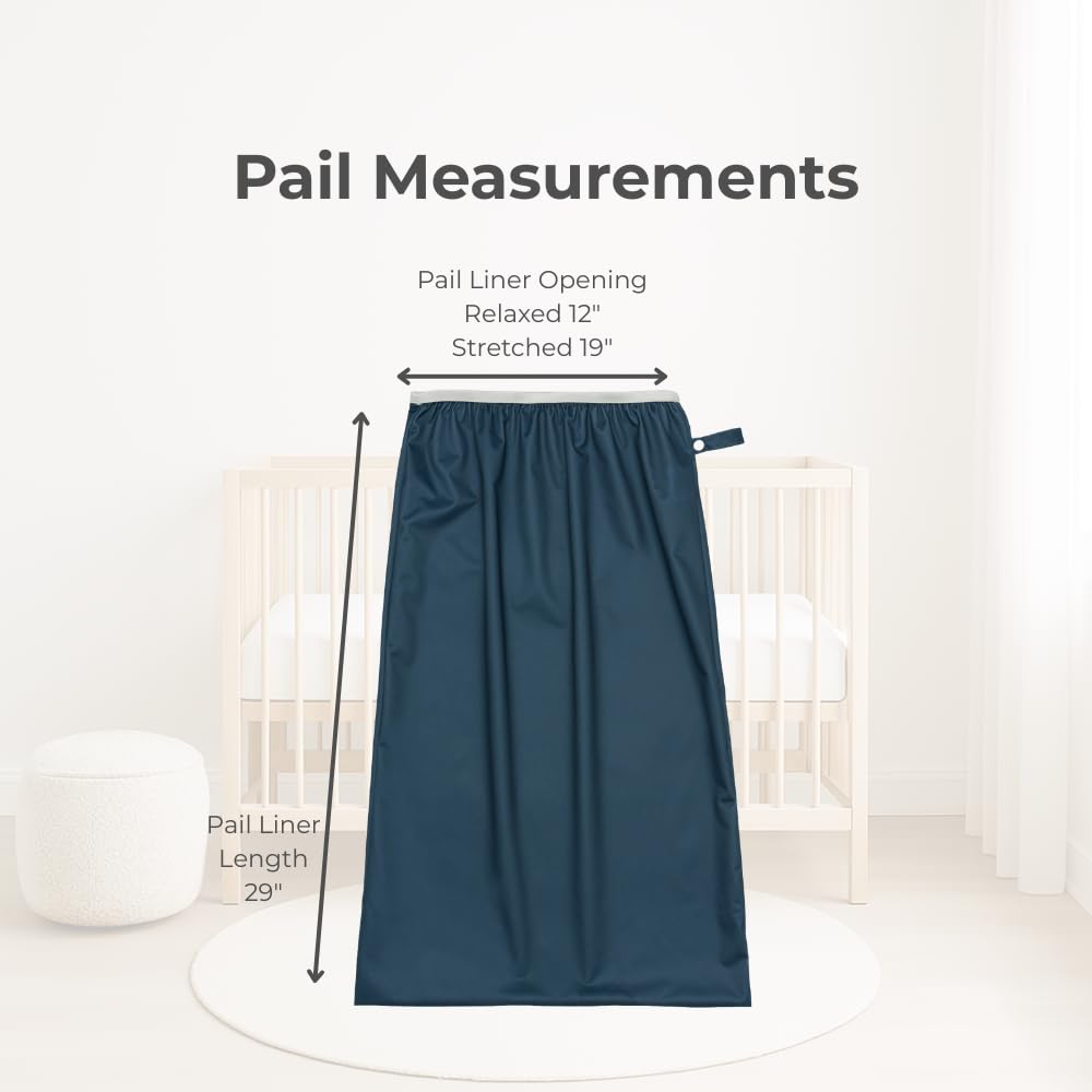 Nora's Nursery pail liner sea waterproof-pul fabric protects against leaks