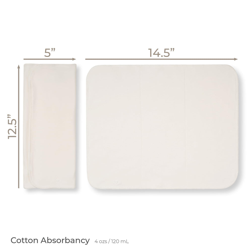 Nora's Nursery reusable and washable prefolds reduce waste and costs.