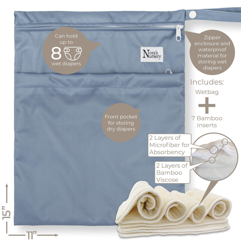 Nora's Nursery soft-microfleece-liner provides gentle skin comfort.