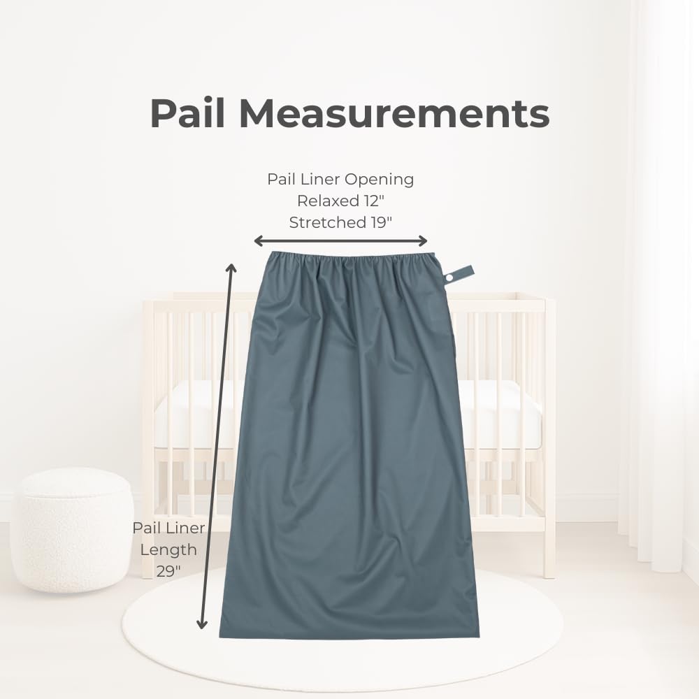 Nora's Nursery strap-closure design locks in odors for a calmer nursery.