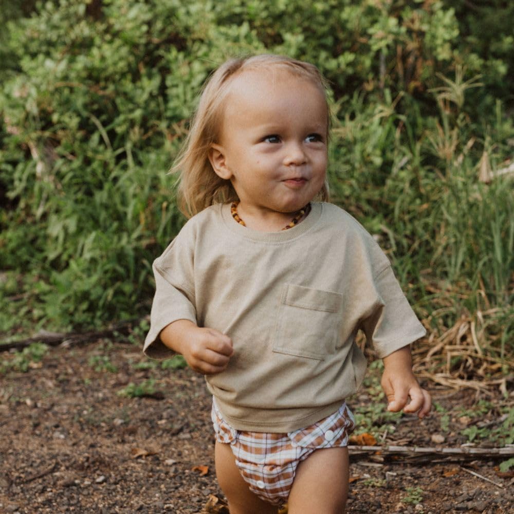 Nora's Nursery Woodlands soft microfleece liner feels gentle against baby skin.