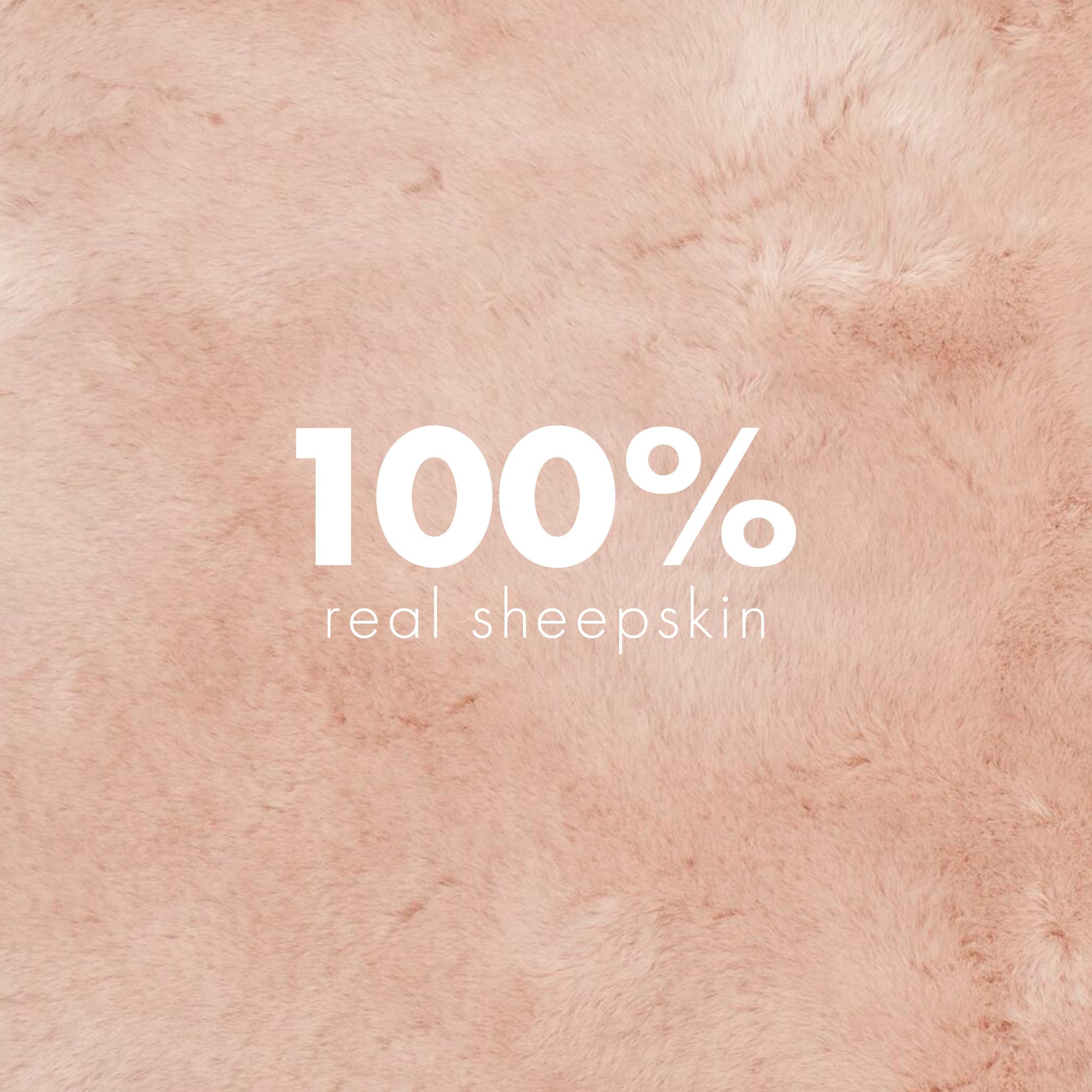 Pink Nordic Sheep lambskin adds cozy decor to any room.