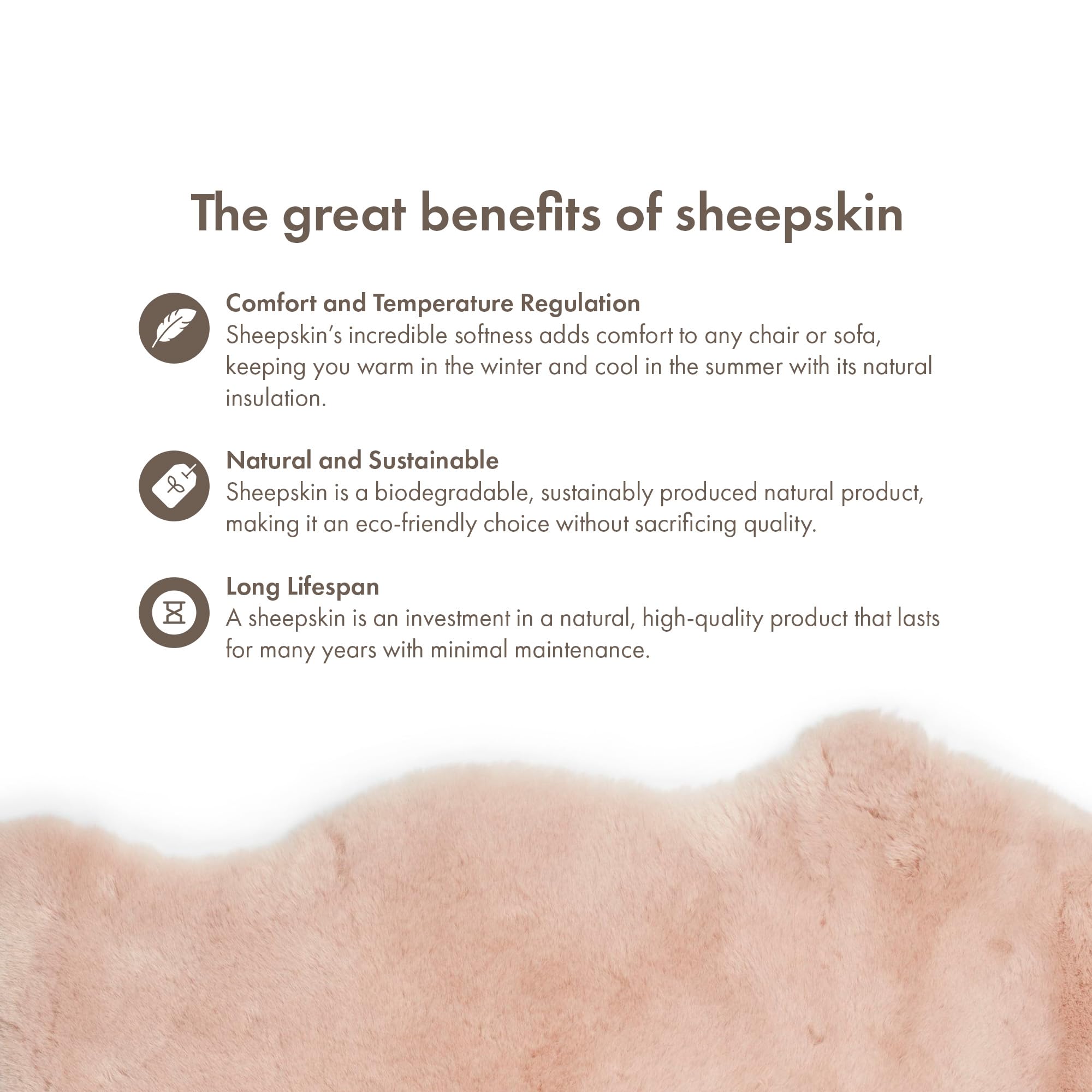 Nordic Sheep lambskin doubles as a play mat or high-chair liner.