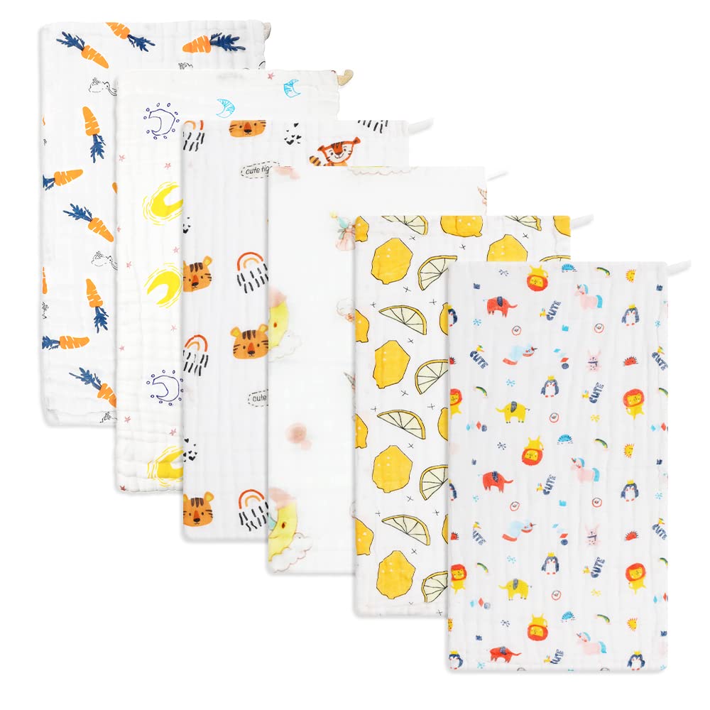 norinori baby burp cloths close-up texture shows ultra soft muslin.