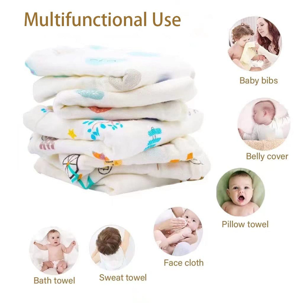 Norinori baby burp cloths protect outfits during feeding
