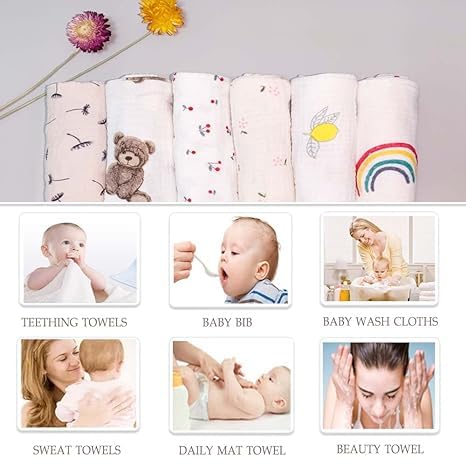 Norinori burp-cloth style washcloth supports quick cleanups during feeds.