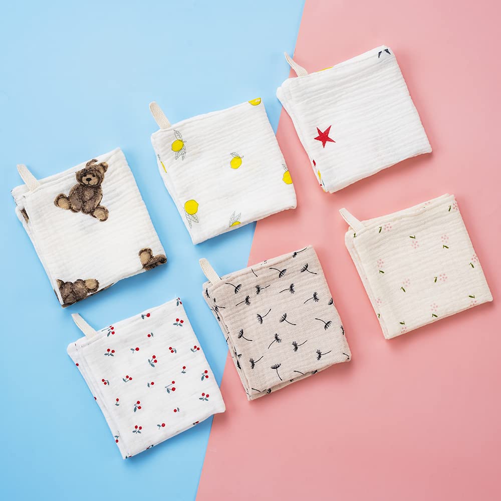 Norinori washcloth size 10x10 inches for easy newborn handling