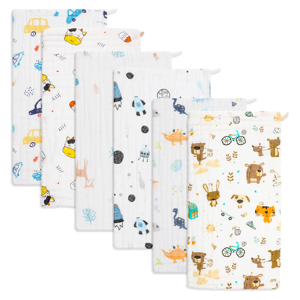 Norinori burp cloth muslin 20x10 with large coverage for feeding times