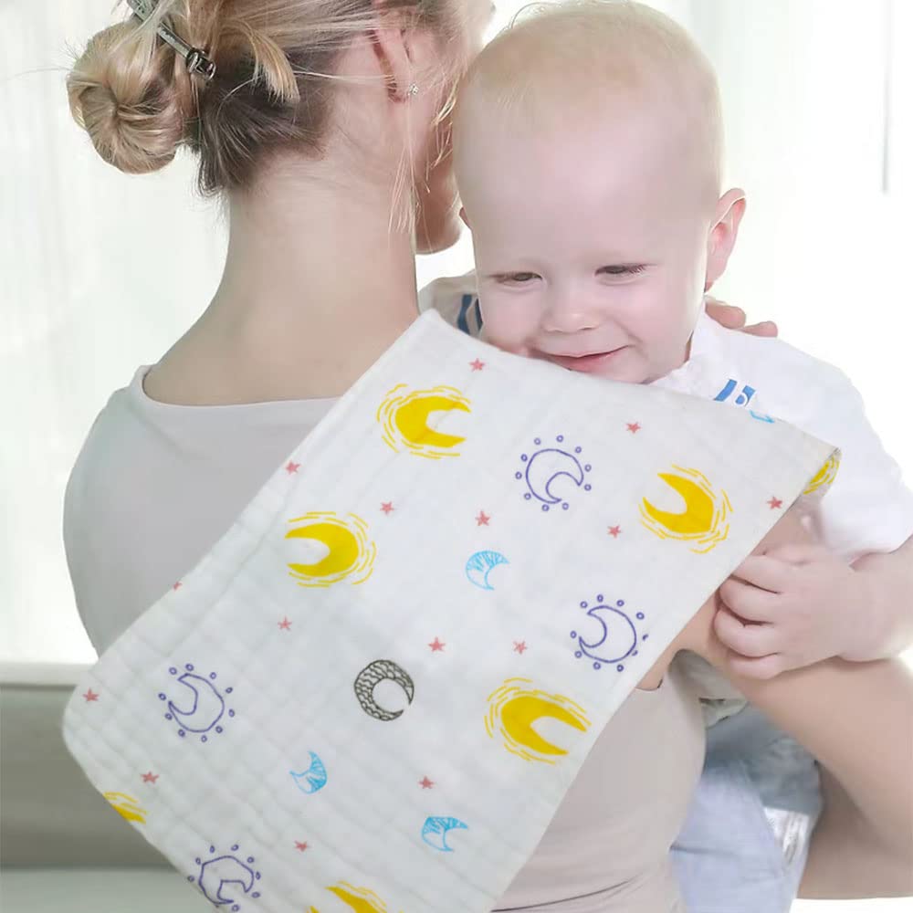 norinori large burp cloths protect outfits during feeds.