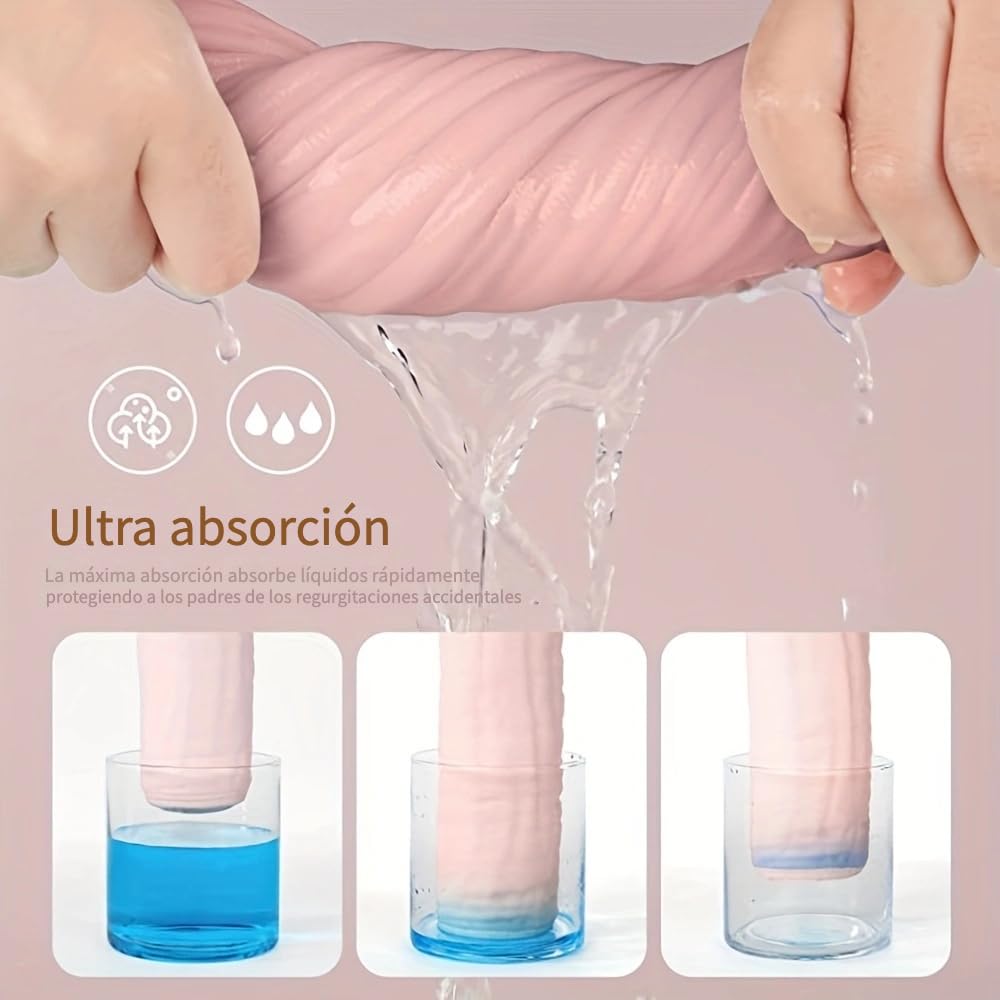 Norinori burp cloths are durable and machine washable for busy parents.