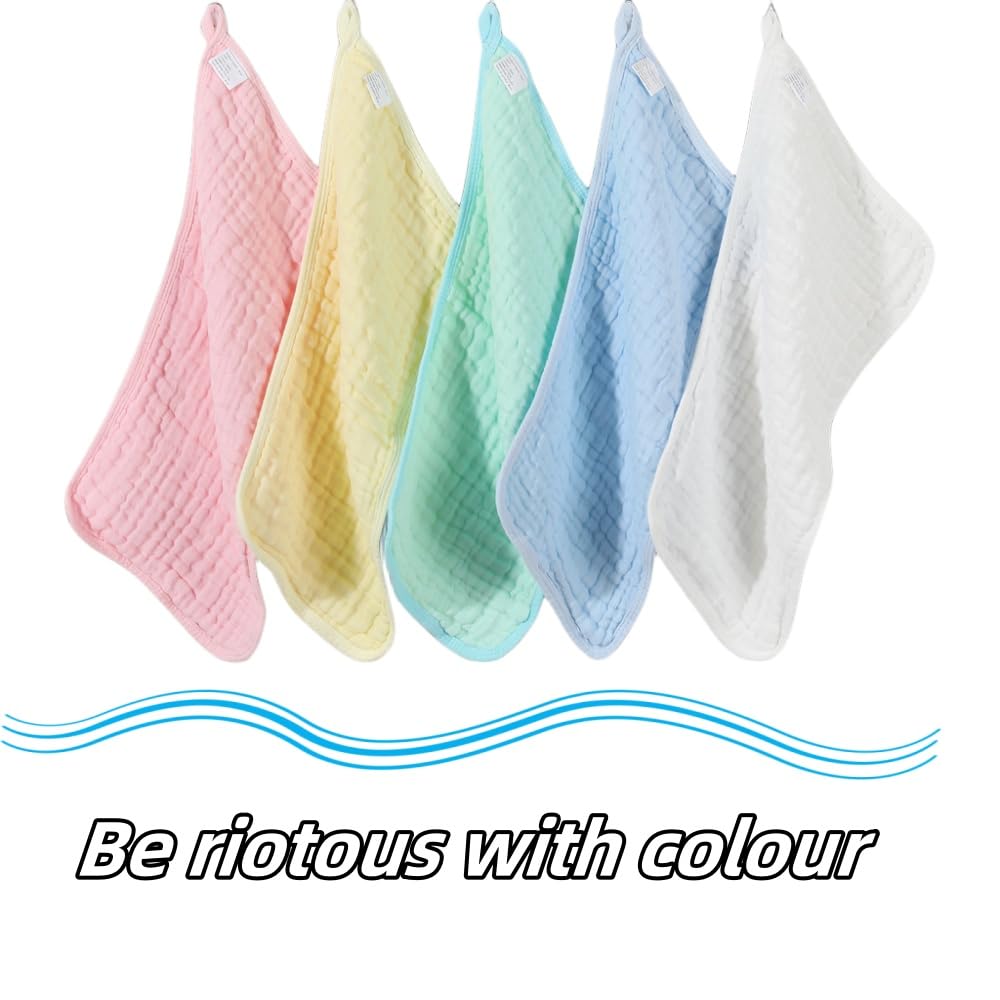 norinori muslin burp cloths laid beside a crib highlight absorbent, gentle care for delicate skin