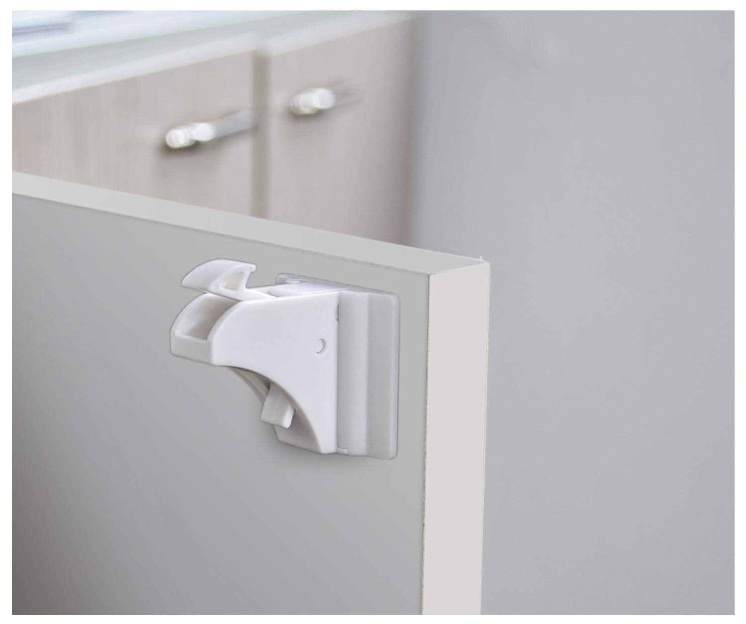 Norjews inside-cabinet locks stay hidden from view while protecting contents