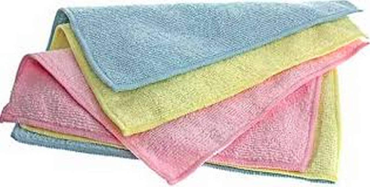 Norwex baby microfiber wash cloths in action for gentle skin cleansing and quick drying.