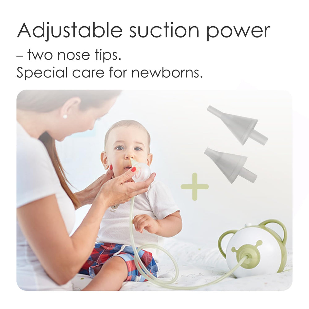 Nosiboo Pro safety features image conveys overheating protection.