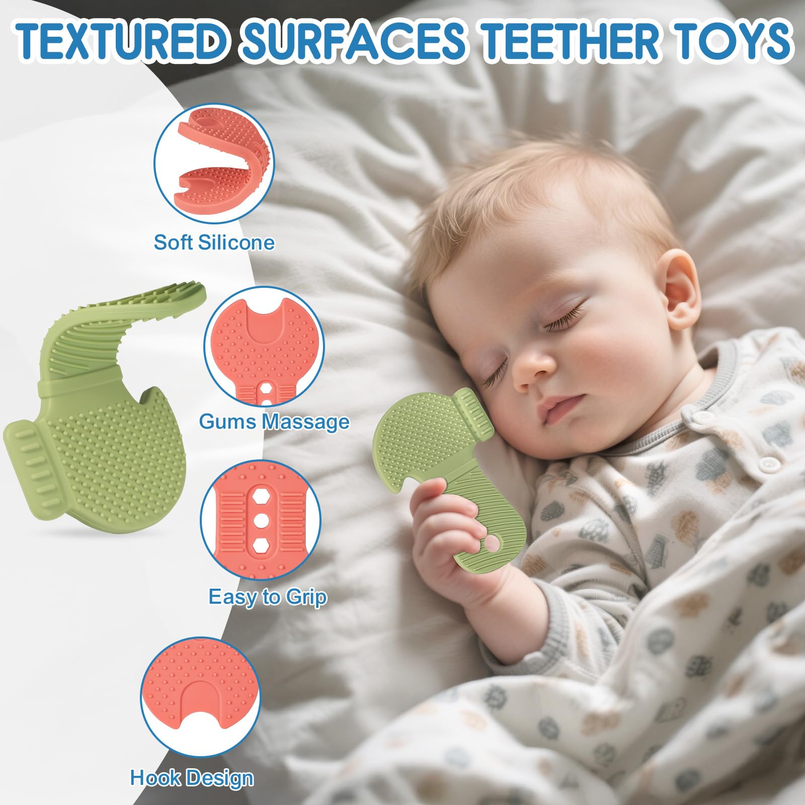 Nothomme teether easy to clean and boil-safe for quick sterilization