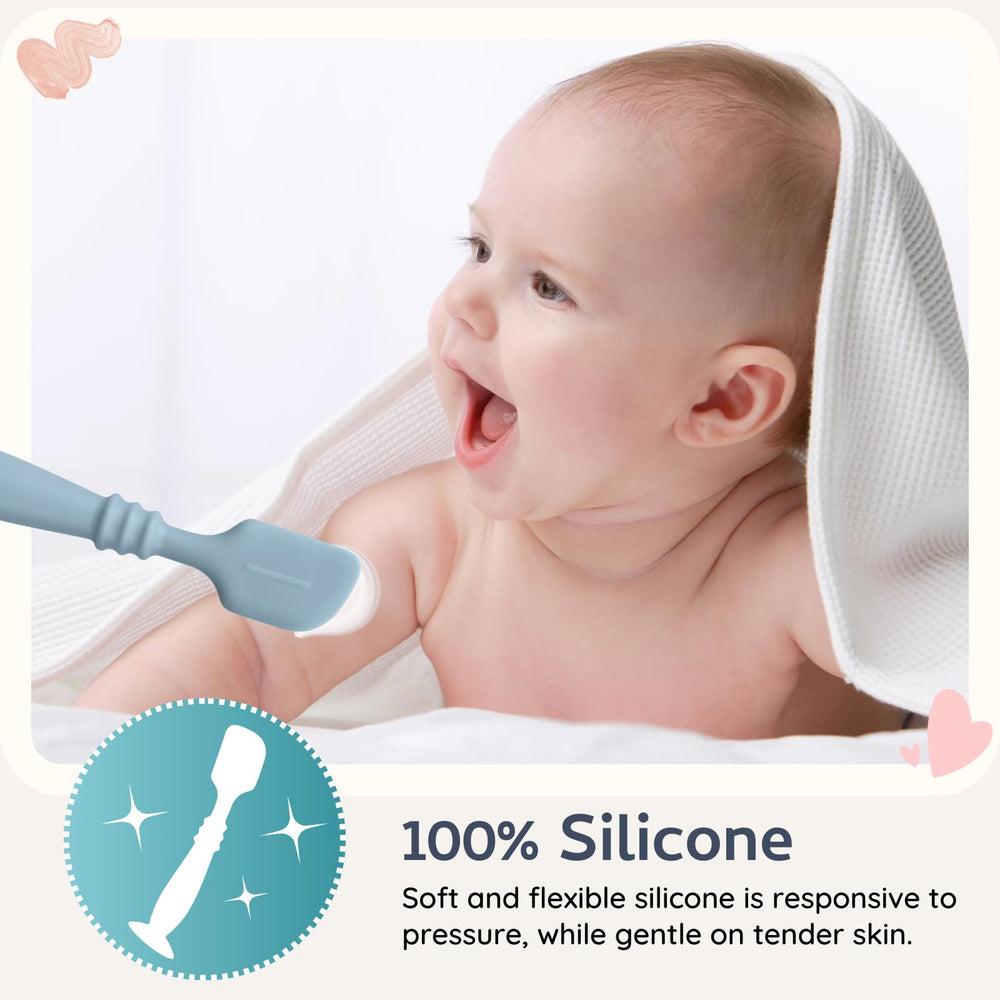 Nothomme Ether silicone diaper cream applicator with standing base for easy reach