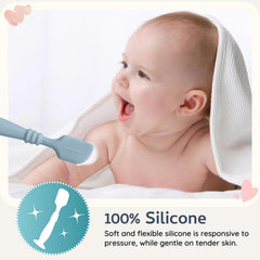 Nothomme Ether silicone diaper cream applicator with standing base for easy reach