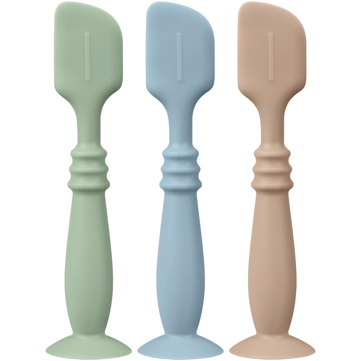 Nothomme Sage silicone diaper cream applicator with standing base for mess-free storage