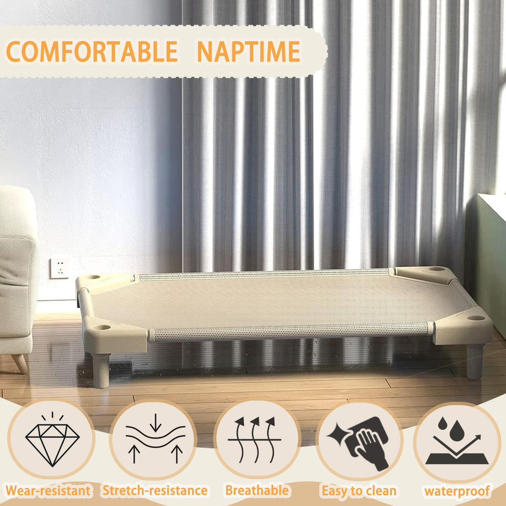 NOUJULOUN Daycare Cots save space with compact stacking in multi-age rooms.