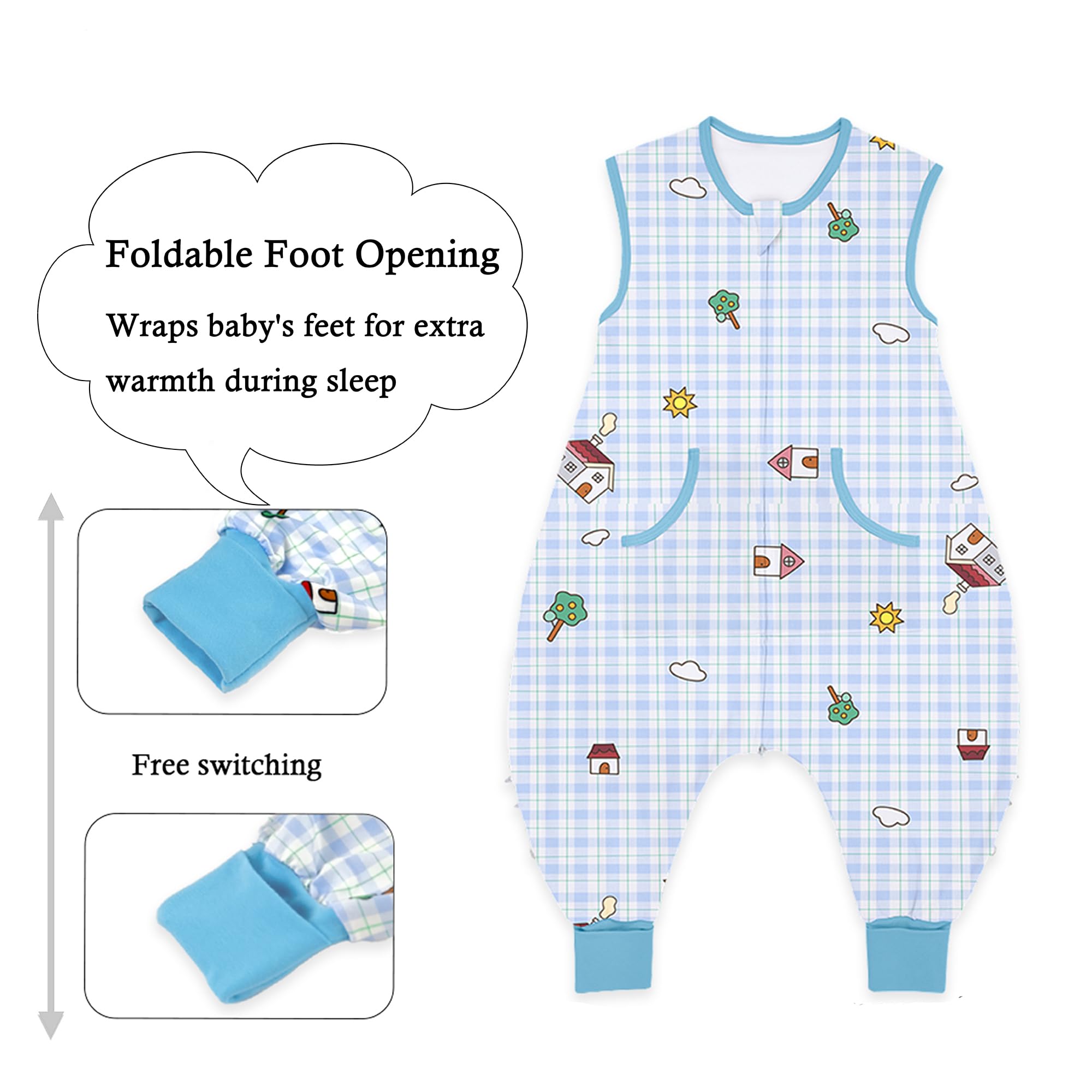 NOUJULOUN front pockets – handy for small toys or comfort items.