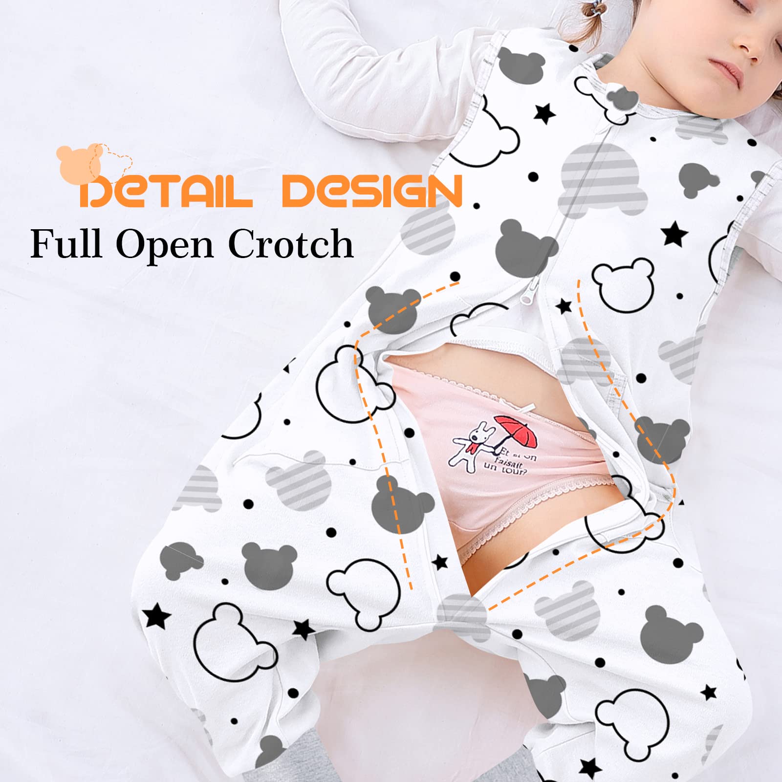 NOUJULOUN hidden zipper safety protects skin while dressed.