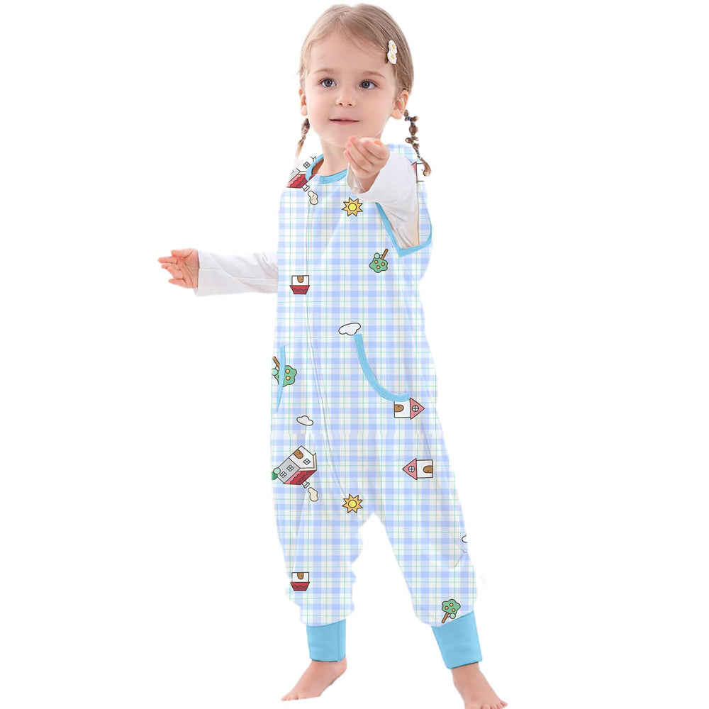 NOUJULOUN toddler-sleep-sack-legs-grow-with-child adapts as they grow taller.
