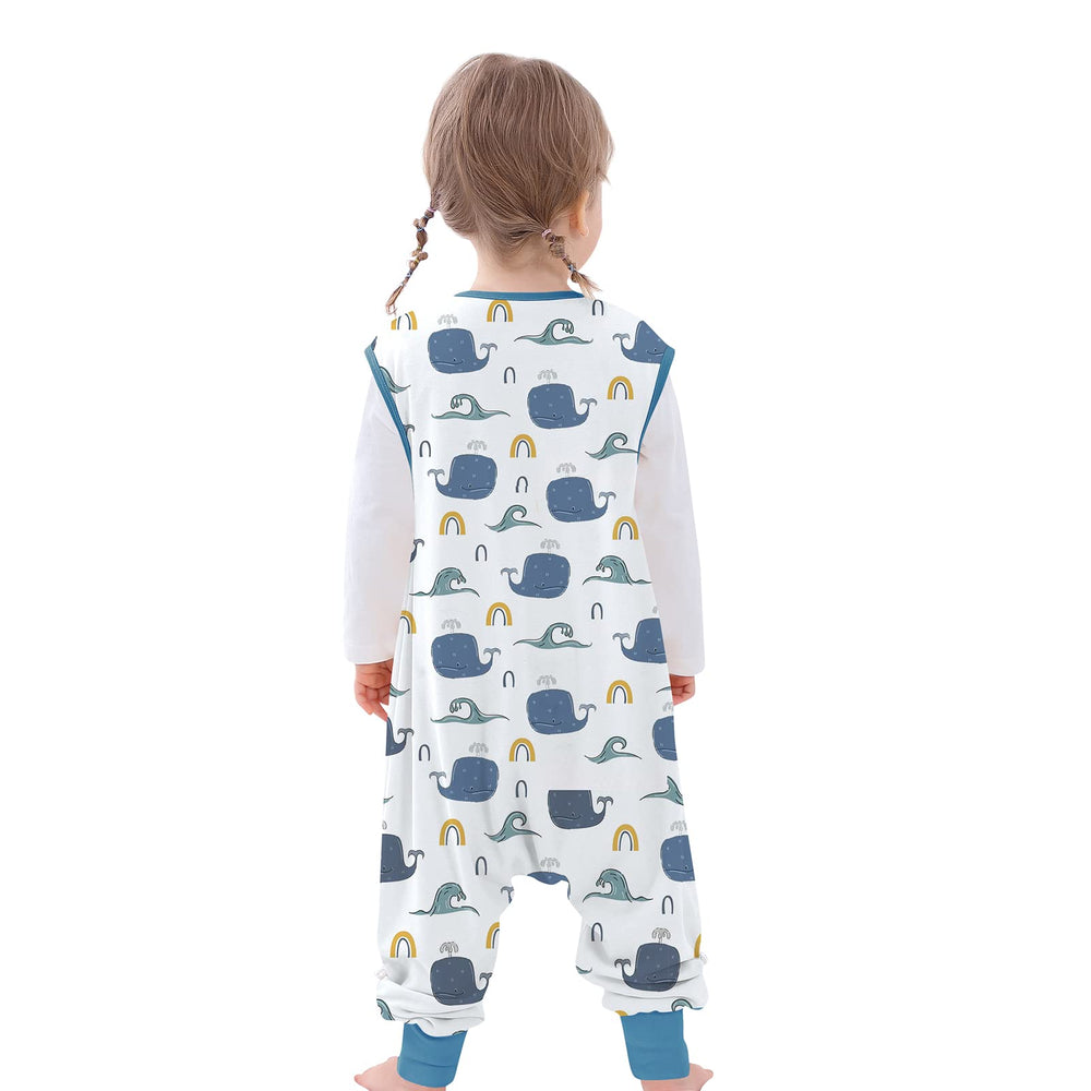 NOUJULOUN Toddler Sleep Sack legs visible highlights legged design for mobility