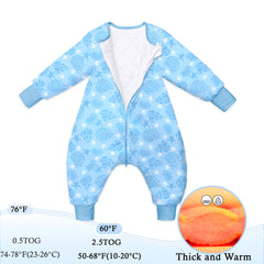 NOUJULOUN wearable blanket with legs keeps toddlers cozy and free to move