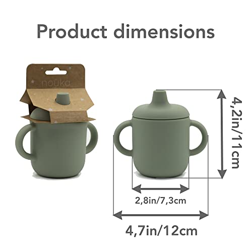 Noüka non-slip base helps sip without tipping.