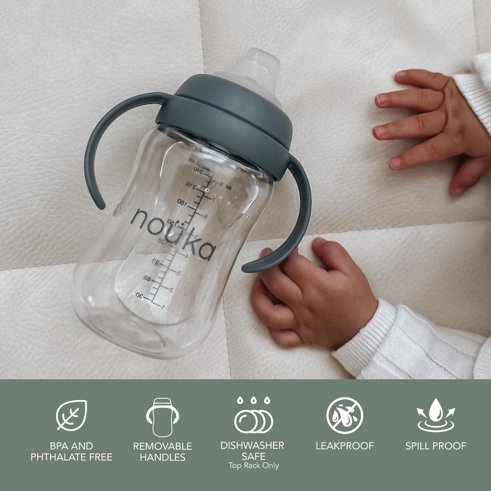 noüka calming colorways sippy cup blends with lunch set