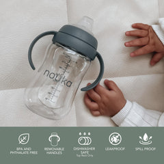 noüka calming colorways sippy cup blends with lunch set