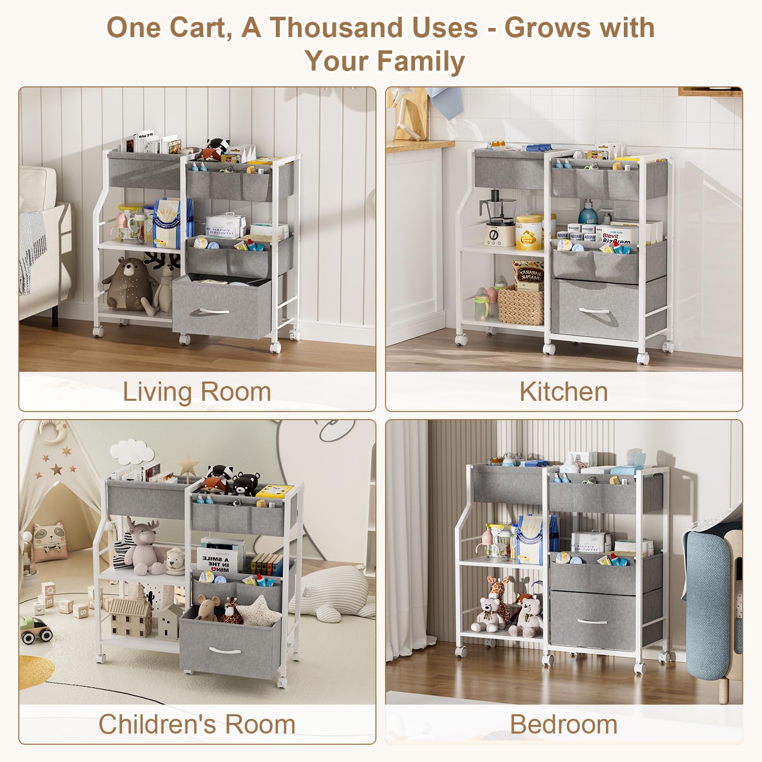 Novvia gift-ready diaper caddy makes a practical new parent gift.