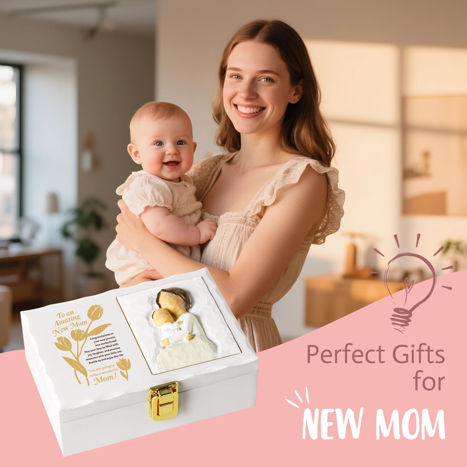 Nowizen keepsake box on dresser as a decorative memory piece