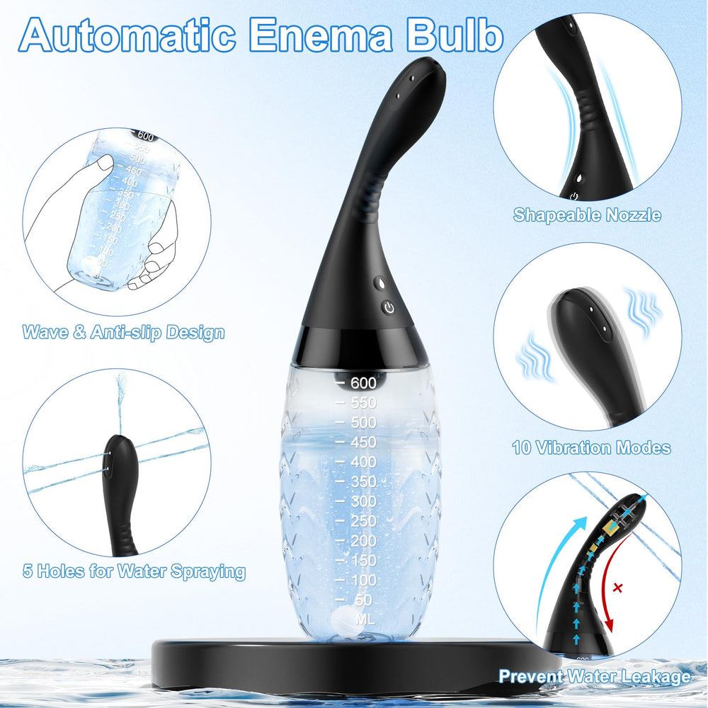 NPZO 20oz bottle with bendable nozzle fits comfortably for personalized cleansing.