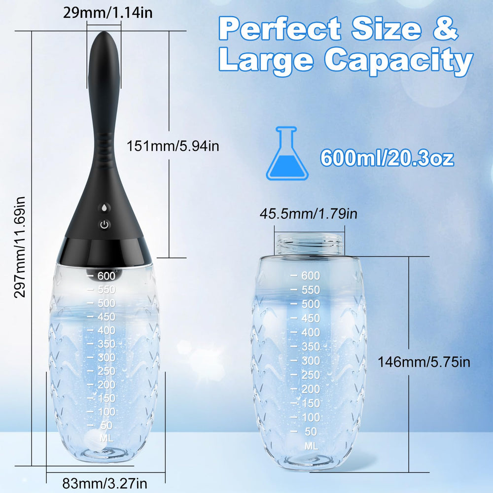 NPZO premium silicone nozzle is skin-friendly and easy to clean.