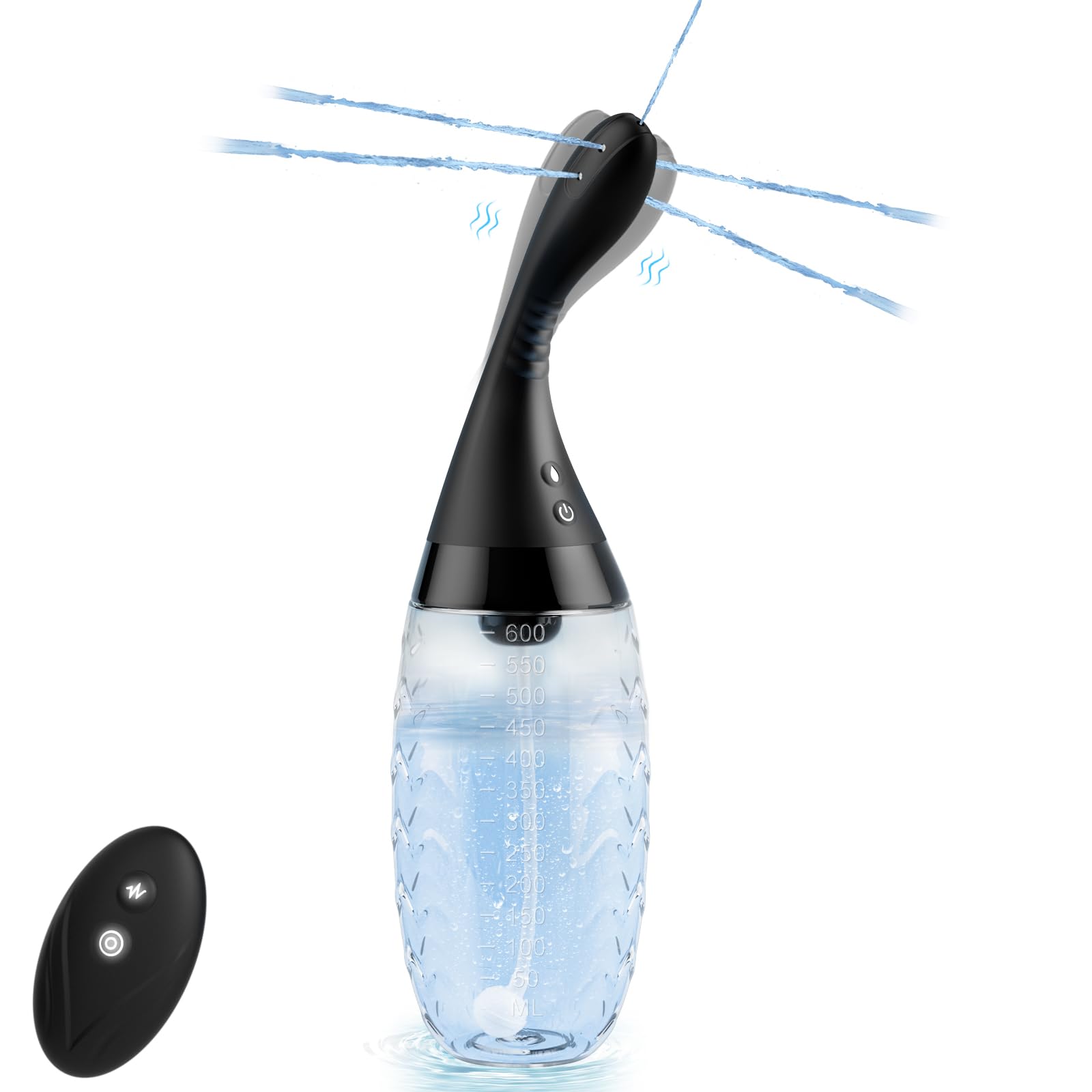 NPZO Automatic Douche Kit with remote for convenient, hands-free mode control.