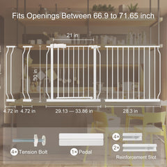 NRELIAK walk-through door showing easy access with baby.