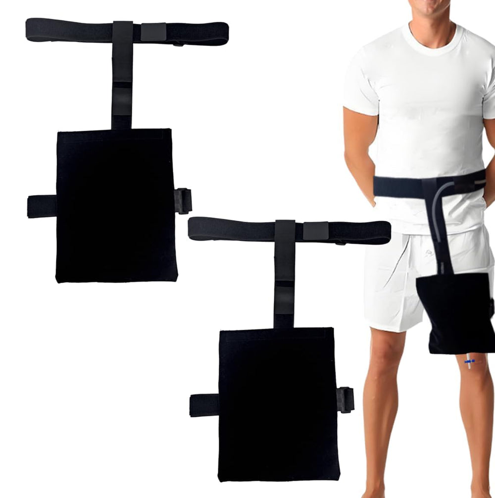 nsgglecher urinary bag cover set 2 secures catheter while on the go