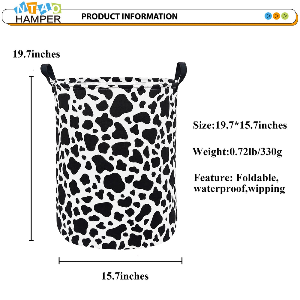 NTAOHAMPER Waterproof storage bin with collapsible design, ideal for nursery and laundry organization.