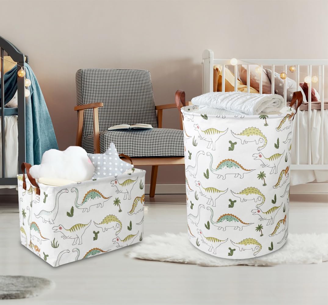 NTAOHAMPER dinosaur storage basket folded storage for space-saving convenience