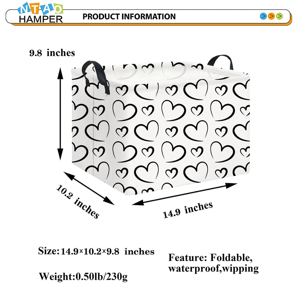 NTAOHAMPER foldable portable storage basket for flexible home use.