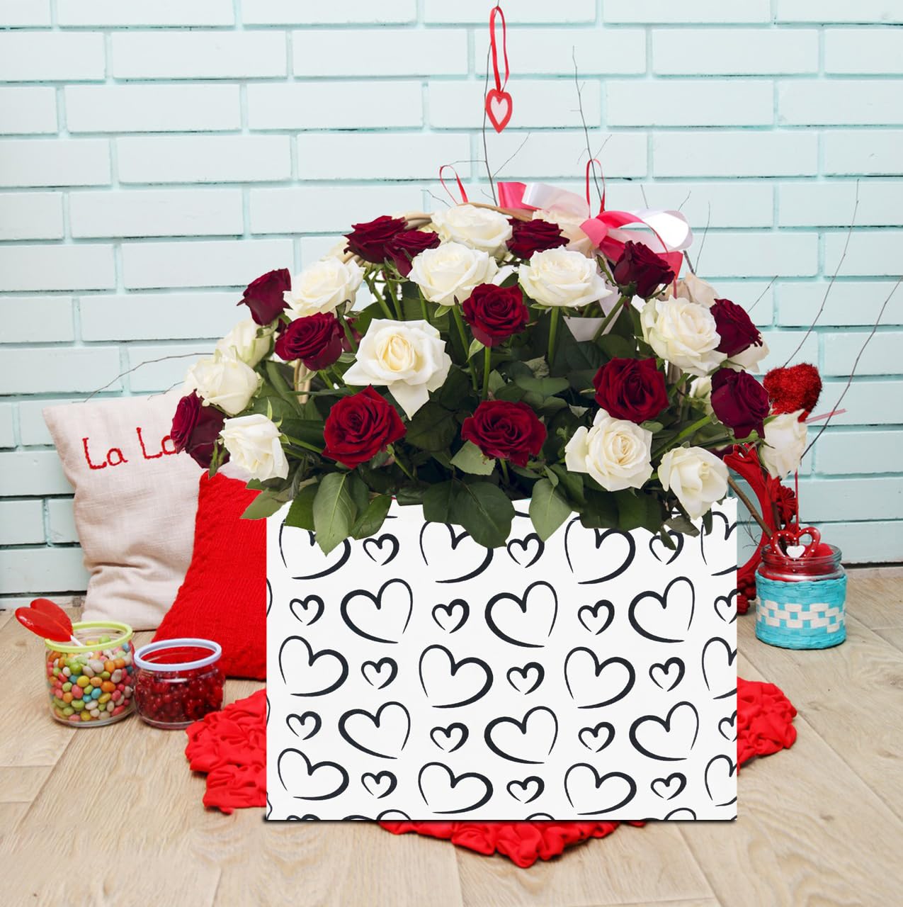 NTAOHAMPER kid-friendly organizer basket for books and toys.