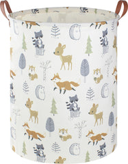 NTAOHAMPER laundry basket with animal design, ideal for organizing garments.
