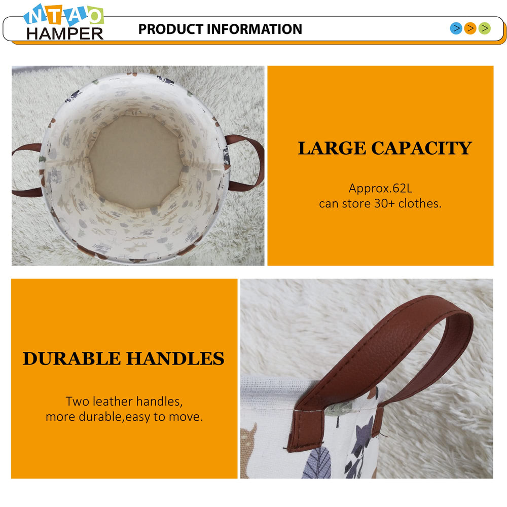NTAOHAMPER room decor and storage, versatile for books and clothes.